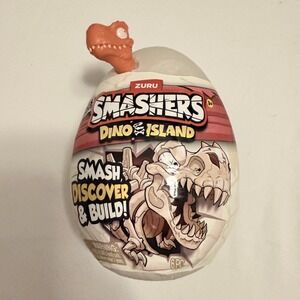 Zuru Smashers Dino Island Mini Egg Kids OS Orange NEW Surprise Slime Toy